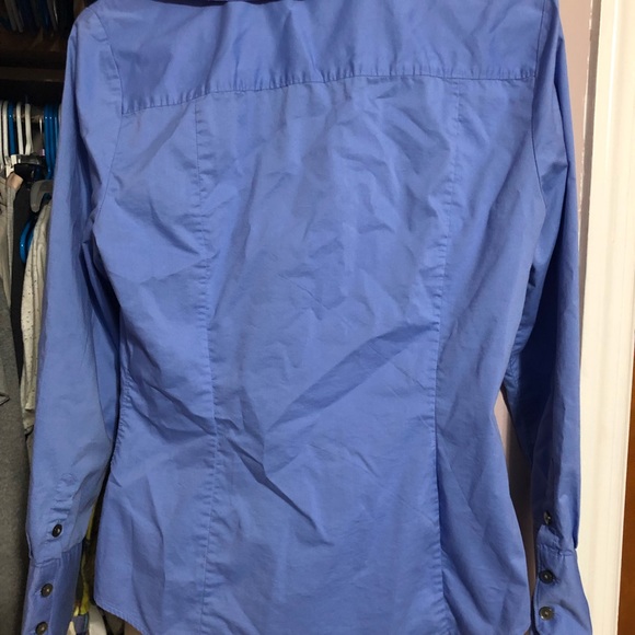 Calvin Klein blue button up - Picture 3 of 3